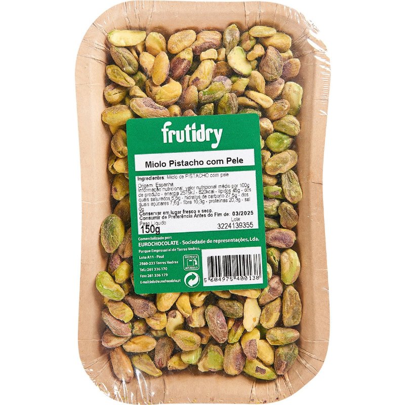 Miolo Pistacho Com Pele 150 g