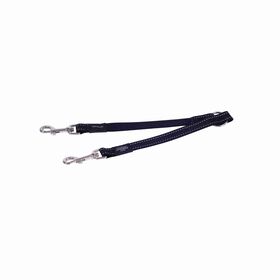 Trela Dupla Para Cão Splitter Preta M/L Rogz 1 Un