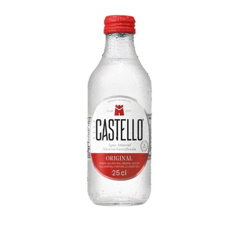 Água Mineral Natura Gaseificada Castello 250 ml