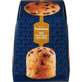 Mini Panettone Com Pepitas De Chocolate Da Nossa Pastelaria 100 gr
