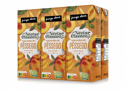 Néctar Pêssego Pack 6 Pingo Doce 6x0.2L