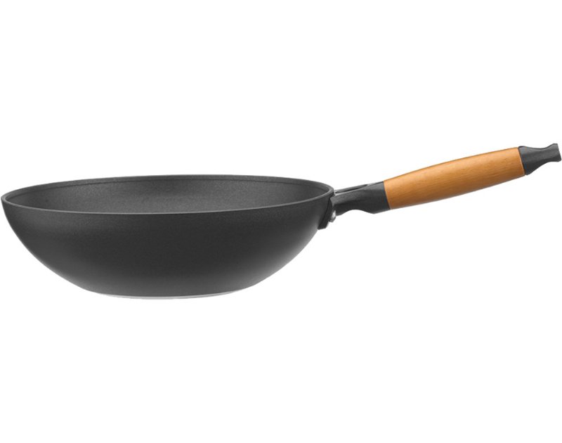 Wok Com Cabo Sem Tampa Antiaderente Celar Natura Cook 28Cm