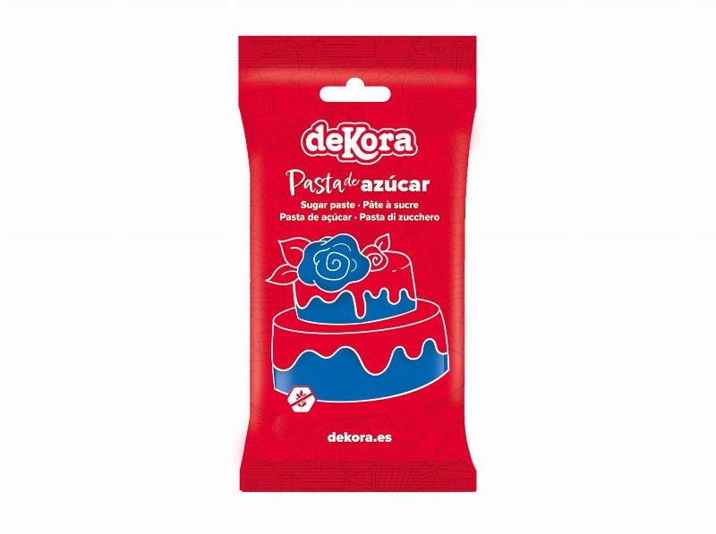 Pasta De Açucar Dekora Azul Turquesa 250 g