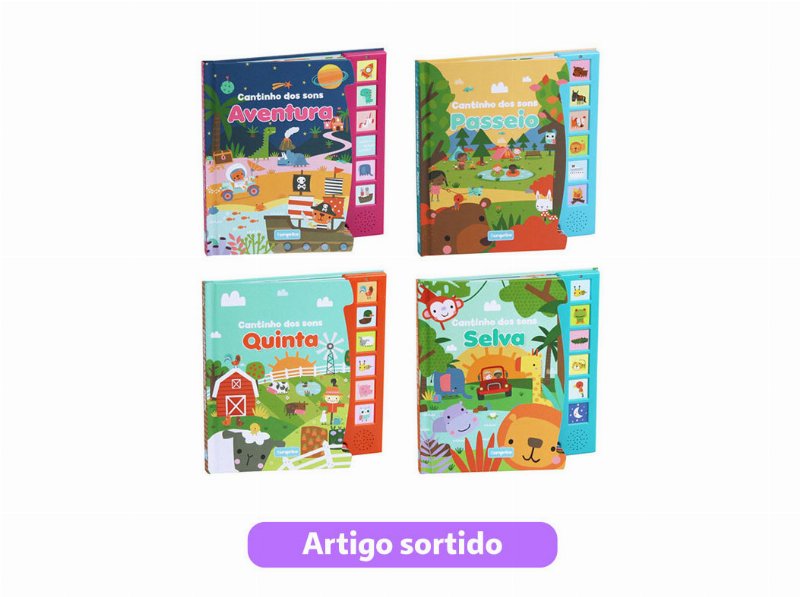 Livro Cantinho Dos Sons Modelos Sortidos
