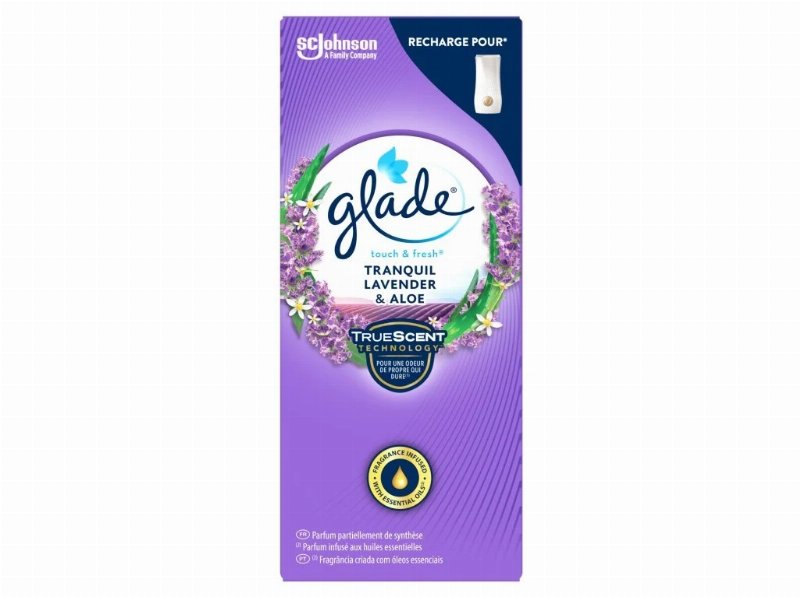 Ambientador Glade Recarga Touch & Fresh Lavanda10 ml