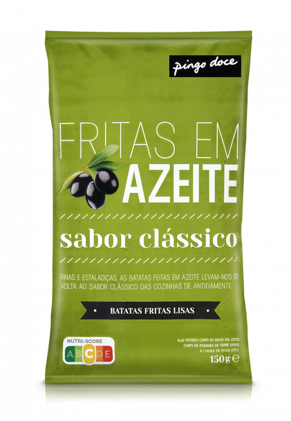 Batatas Fritas Lisas Azeite Pingo Doce 0.15Kg