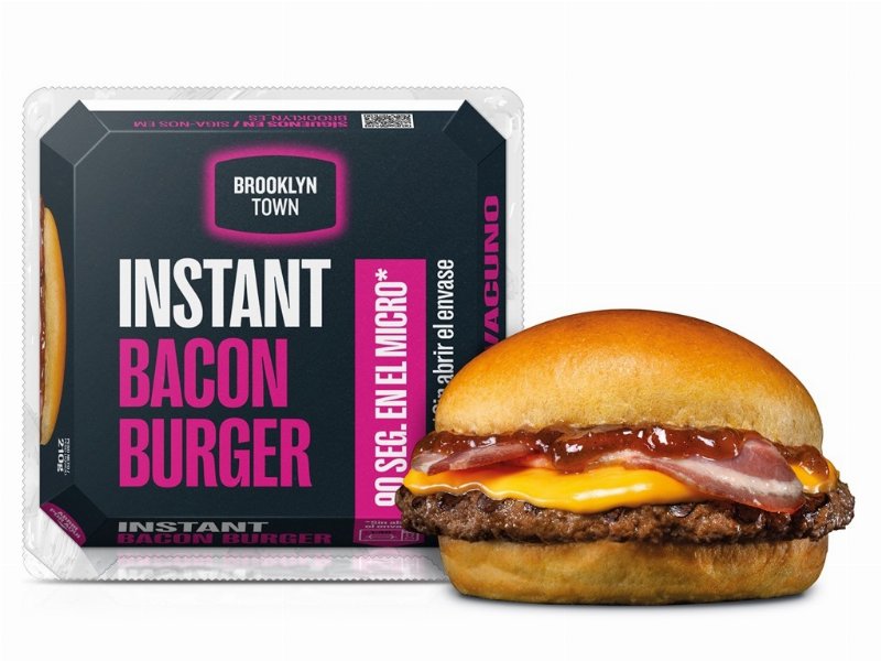 Hamburguer Brooklyn Town Bacon 215 g
