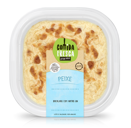 Bacalhau Com Natas Comida Fresca 0.3Kg
