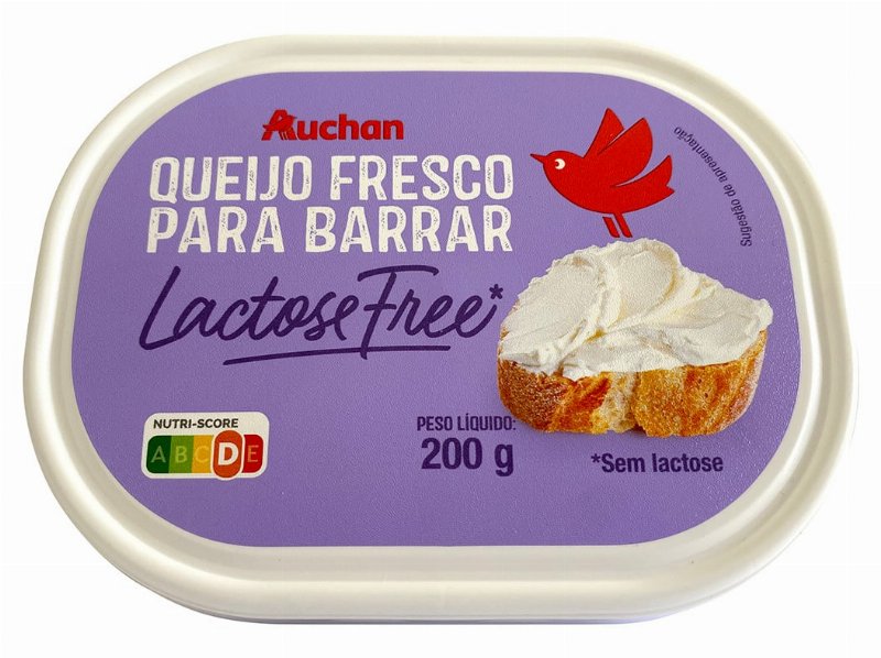 Queijo Fresco Auchan Para Barrar Sem Lactose 200 g