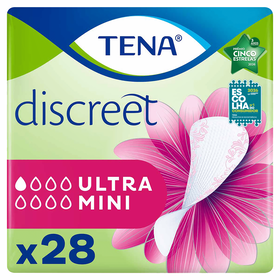 Pensos Incontinência Discreet Ultra Mini Tena 28 Un