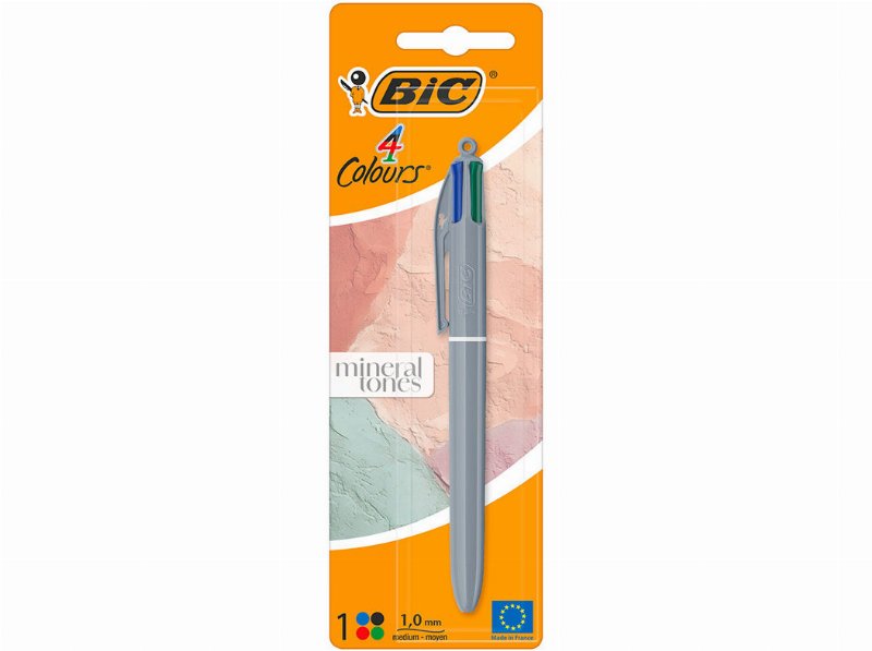 Esferográfica Bic 4 Cores Mineral Tones