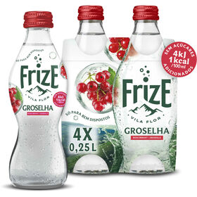 Água Com Gás Groselha Frize 4 X 25 cl