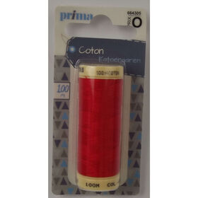 Linha Algodão Médio 100M Vermelho Prima