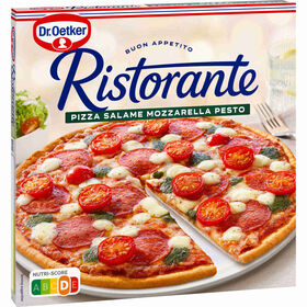 Pizza De Salame, Mozzarella E Pesto Ristorante 380 gr