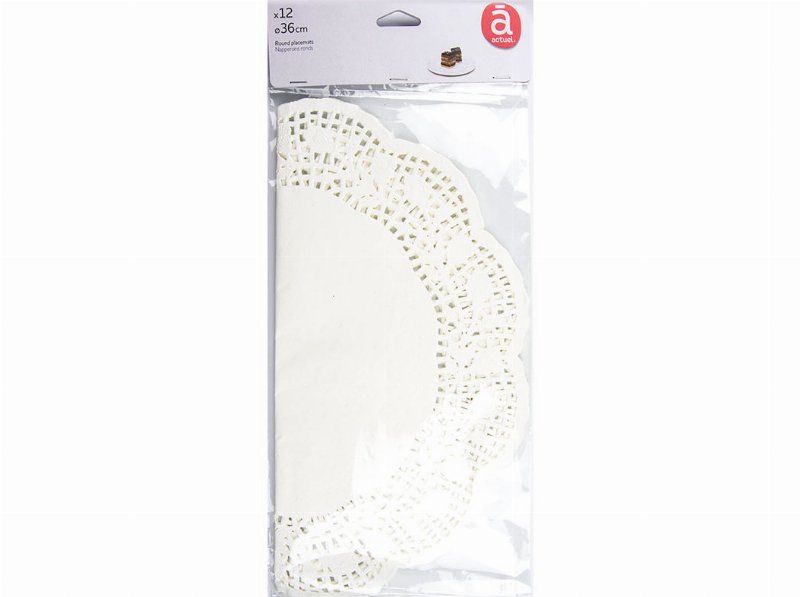 Naperons Redondo Actuel 36Cm Pack 12 Unidades