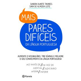 Mais Pares Difíceis Da Língua Portuguesa De Planeta