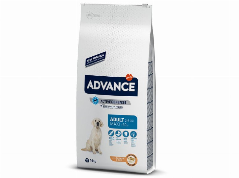 Ração Cão Maxi Adult Advance Frango E Arroz 14 kg