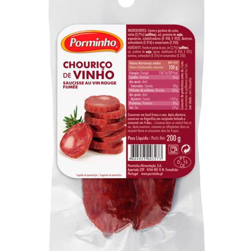Chouriço De Vinho 200 g