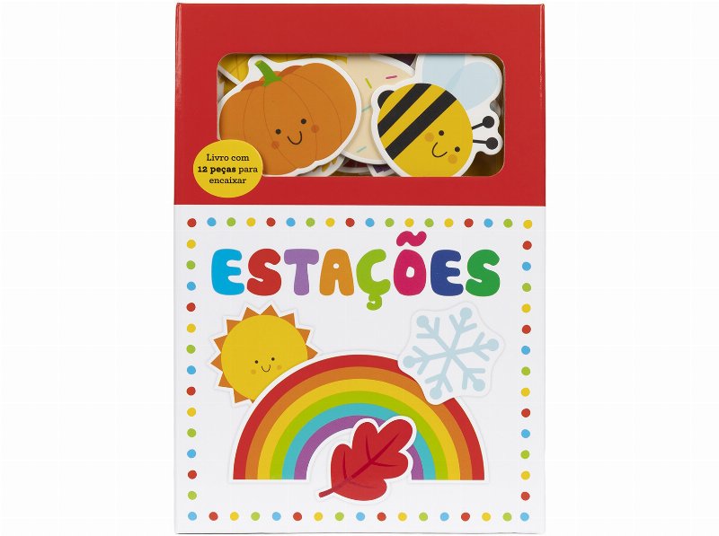 Livro Estações - Livro Com 12 Peças Para Encaixar