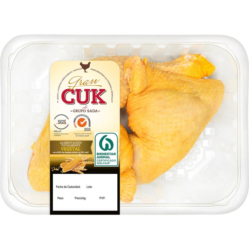 Perna De Frango Certificado Peso Aprox. 550 g