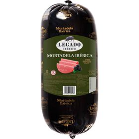 Mortadela De Porco Ibérica Fatiada No Balcão Elpozo