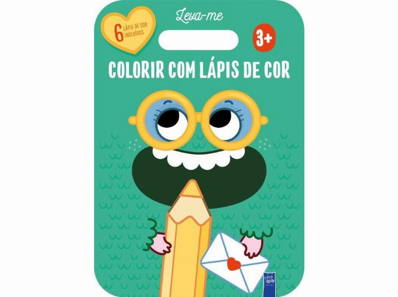 Livro Leva-Me Colorir Com Lápis Cor