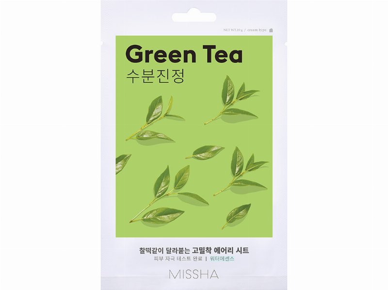 Máscara Facial Tecido Missha Chá Verde 1Un
