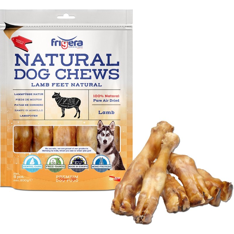 Snack Para Cão Patas De Cordeiro 200 g