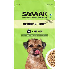 Ração Para Cão Sénior Frango Light Smaak 2 kg
