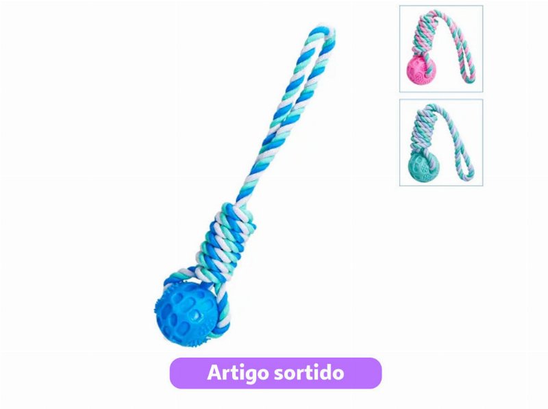 Brinquedo Cão Petiz&Astuto Rebocador Corda