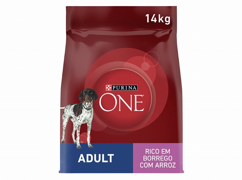 Ração Para Cão Purina One Adulto Com Borrego E Arroz 14 kg