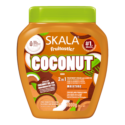 Creme Para Pentear E Condicionador Coco Skala 1L
