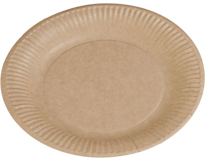 Pratos Descartáveis Actuel Kraft 23Cm Pack 20 Unidades