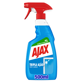 Limpa Vidros Spray Tripla Ação Ajax 500 ml