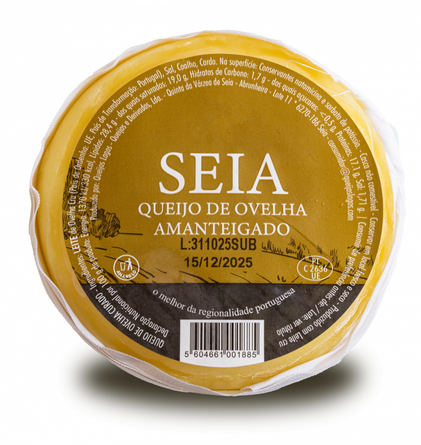 Queijo De Ovelha Seia Amanteigado Médio Queijos Regionais 0.5Kg