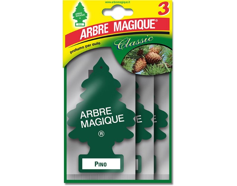 Ambientador Automóvel Arbre Magique Pinho Pack 3 Unidades