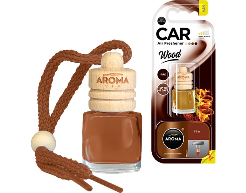 Ambientador Automóvel Aroma Car Wood Fire 6 ml