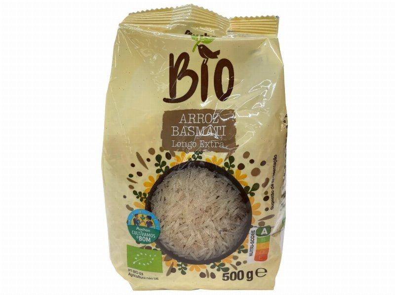 Arroz Basmati Auchan Bio Cultivamos Bom Longo Extra 500 g