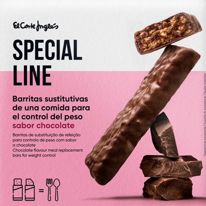 Barras De Chocolate Pack 6 Unidades 180 g