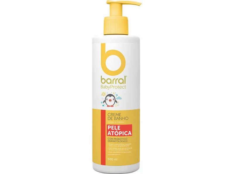 Creme Barral Banho Babyprotect Pele Atópica 500 ml