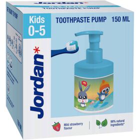 Pasta De Dentes Criança Pump 0 A 5 Anos Jordan 150 ml