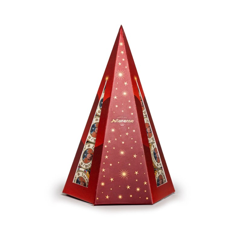 Bombons Chocolate De Leite Pinheiro De Natal 250 g