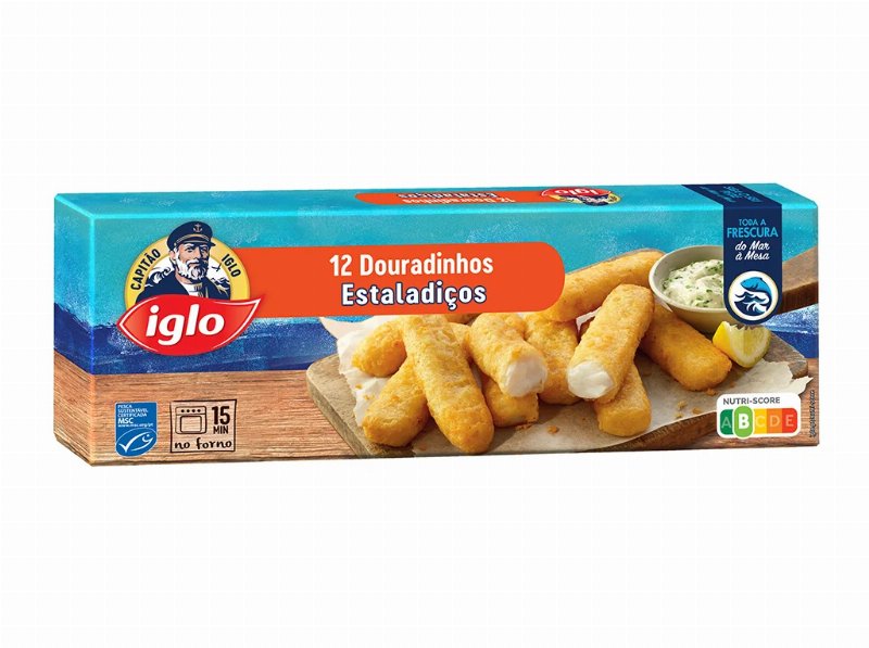 Douradinhos Iglo Peixe Estaladiços 12Un 336 g