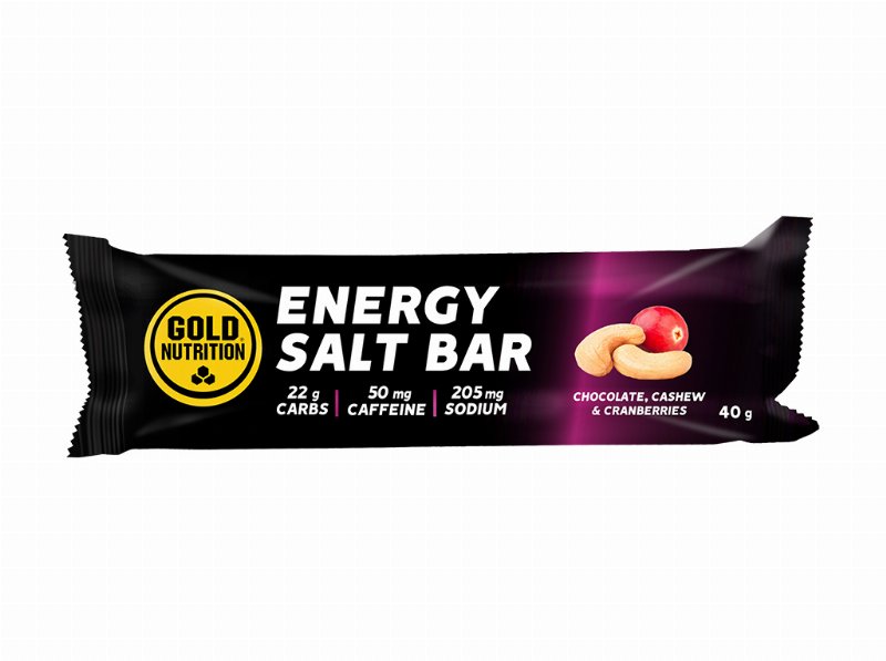 Barra Total Ener Goldnutrition Salt Bar Choco Caju Arando 40 g