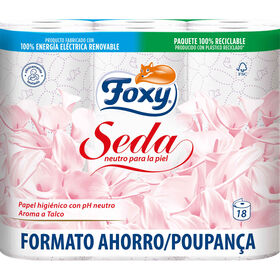 Papel Higiénico Seda Foxy 18 Rolos