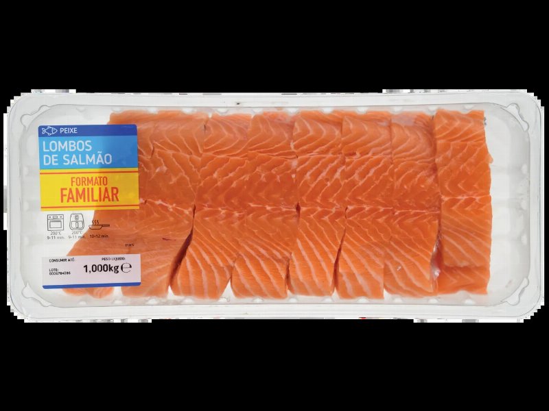 Lombos De Salmão Embalagem Familiar