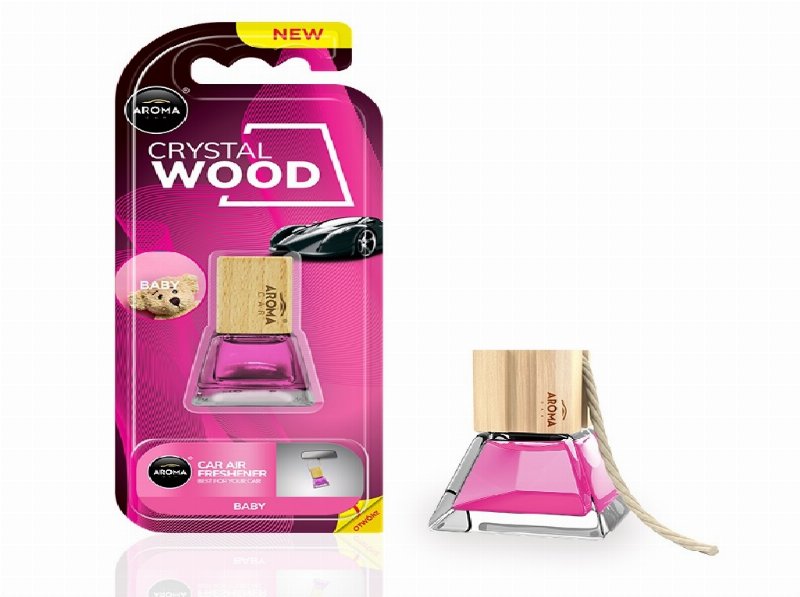Ambientador Auto Aroma Car Crystal Wood Bebé 7 ml