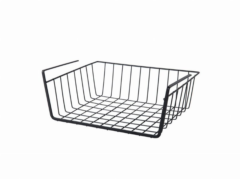 Cesto Para Pendurar Actuel Em Metal Preto 30 X 24.5 X 14 Cm