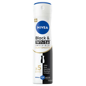 Desodorizante Black & White Silky Smooth Nivea 150 ml
