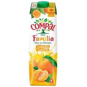 Néctar Laranja E Tangerina Compal Família 1 Lt